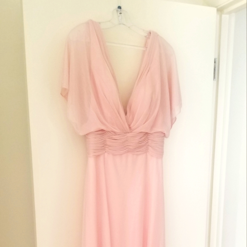 Kleinfeld Bridal, Bridesmaid Dress, Blush Pink, 12